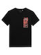 4F Herren T-Shirt Kurzarm Schwarz