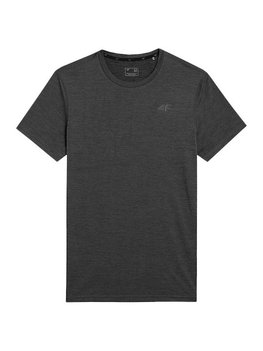 4F Men's Athletic T-shirt Short Sleeve Black
