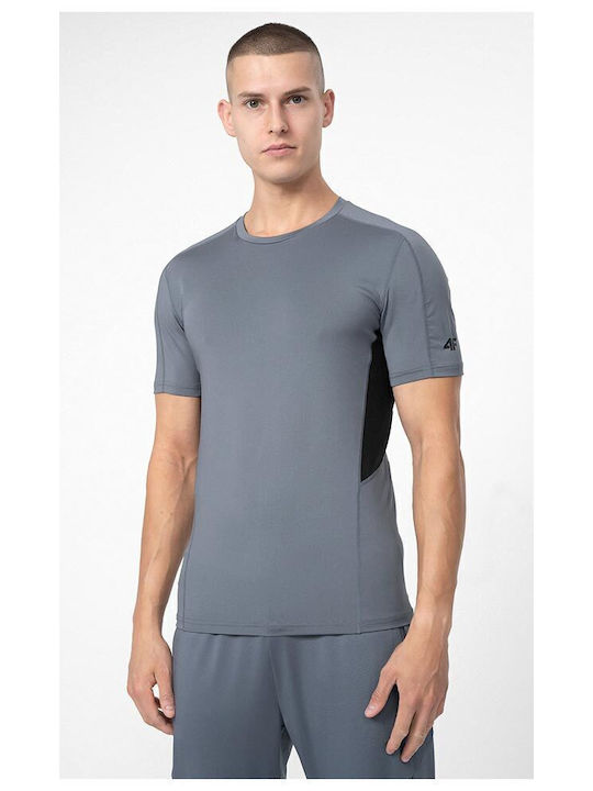 4F Men's Athletic T-shirt Short Sleeve Blue