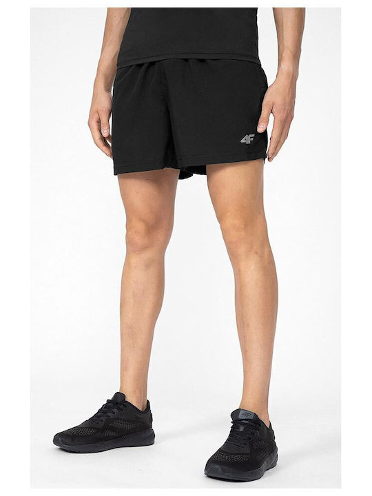 4F Sportliche Herrenshorts Schwarz