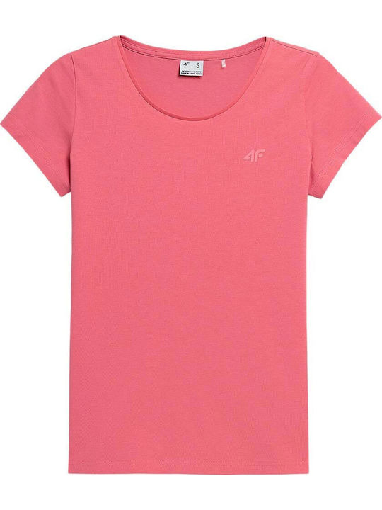 4F T-Shirt Πορτοκαλί