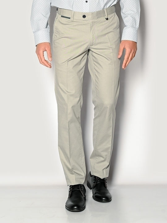 Sogo Trousers Suit in Regular Fit Beige