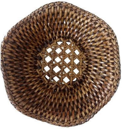 Ishela Καλάθι Ψωμιού από Rattan Καφέ