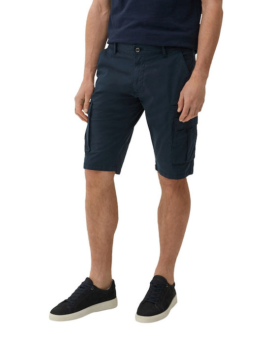 Red Label Ανδρική Βερμούδα Cargo Navy Μπλε