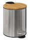 Spitishop 174863 Inox Toilet Bin with Soft Close Lid 3lt Silver