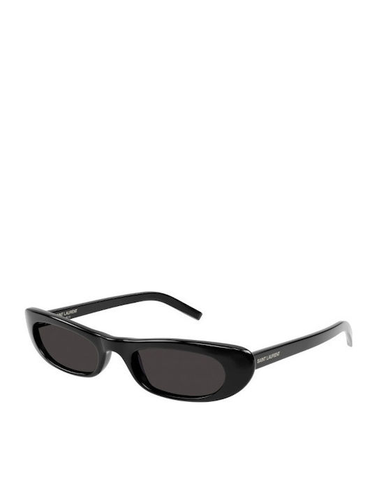 Ysl Unisex Γυαλιά Ηλίου με Μαύρο Κοκκάλινο Σκελετό και Γκρι Φακό SL 557 001