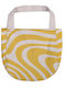 Nef-Nef Fabric Beach Bag with Ethnic design Yellow