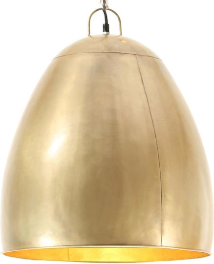 vidaXL Industrial Hängelampe Bronze Glocke mit Fassung E27 42x52cm.
