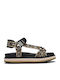 Combo A Leather Women's Flat Sandals Sporty Grey