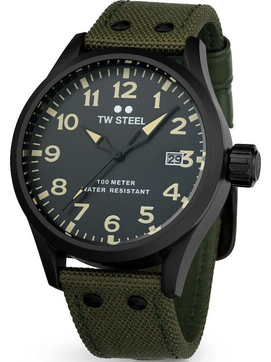 TW Steel Volante Watch Battery with Fabric Strap