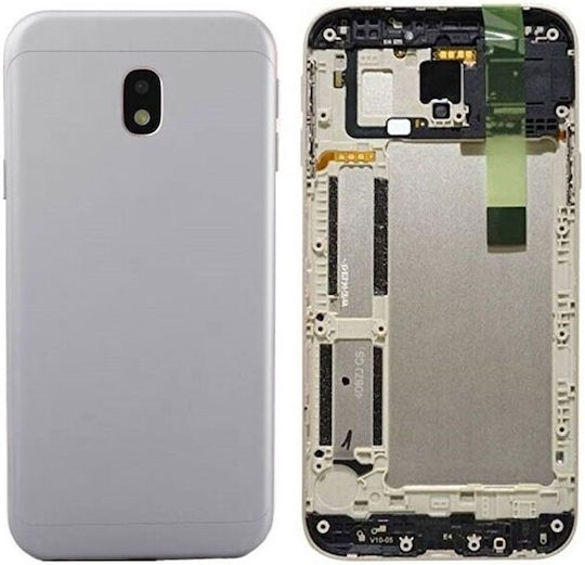 Batterieabdeckung Hinten Silber für Galaxy J3 2017