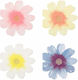Flower Garden Servietten 16x16cm 16Stück (Μiverse Farben) 188728