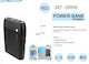 Newtop PB21 Power Bank 7800mAh με 2 Θύρες USB-A Μαύρο