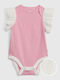 GAP Baby Bodysuit Short-Sleeved Pink