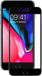 Full Face Tempered Glass Μαύρο (iPhone SE 2022 / 2020 / 8 / 7)
