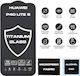 TITANIUM 0.25mm Full Glue Full Face Tempered Glass Μαύρο (Huawei P40 Lite E)