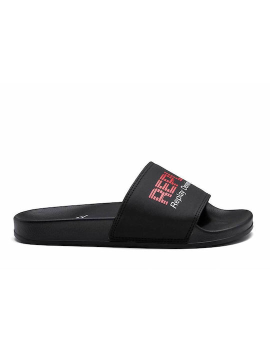 Replay Men's Slides Black