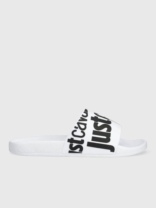 Just Cavalli Men's Slides White