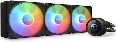 NZXT Kraken 360 RGB Υδρόψυξη Επεξεργαστή Τριπλού Ανεμιστήρα 120mm για Socket AM4/AM5/1700/1200/115x