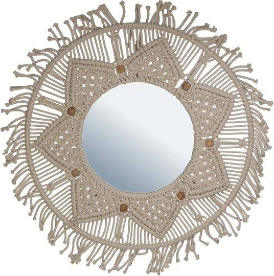 JK Home Decoration Macrame Μπεζ Διαμέτρου 48cm JK Home Decoration Macrame Μπεζ Διαμέτρου 48cm