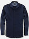 Olymp Men's Shirt Long Sleeve Linen Blue