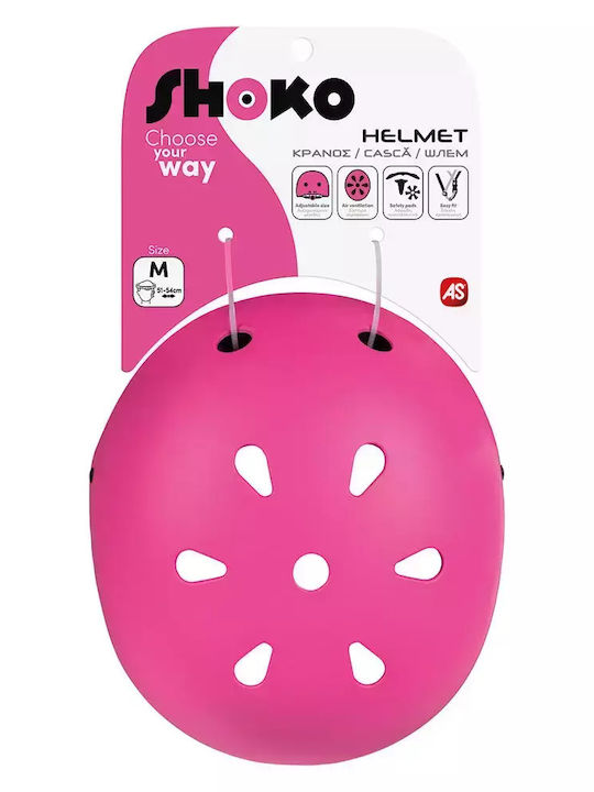 AS Shoko Kids' Helmet for City Bike Pink