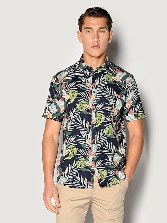 Brokers Jeans Short Sleeve Cotton Shirt in Regu...