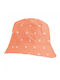 Fresk Kids' Hat Bucket Fabric Sunscreen Orange