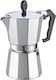 GAT Stovetop Espresso Pot for 2Cups Silver