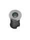 Elmark LED Spot Floor Lamp 1W with Natural White Light IP65 Silver