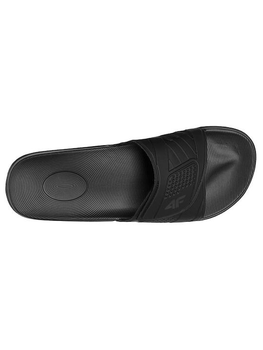 4F Herren-Flip-Flops Schwarz