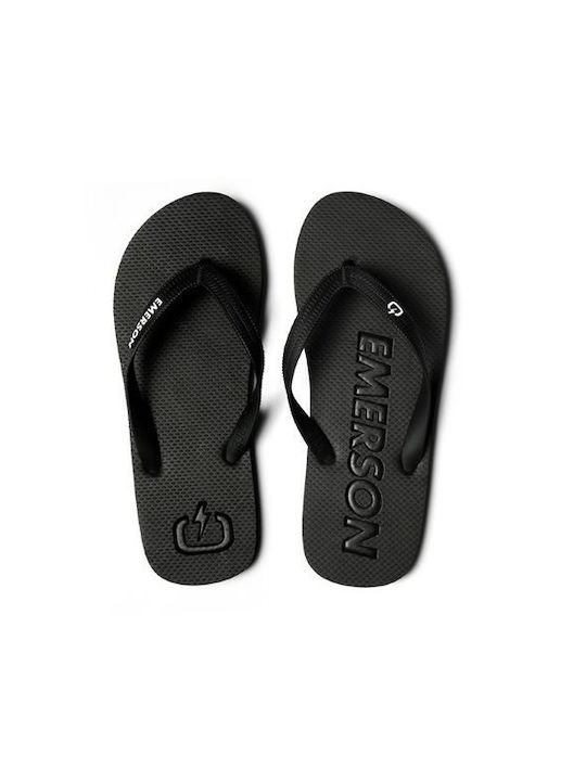 Emerson Herren-Flip-Flops Schwarz