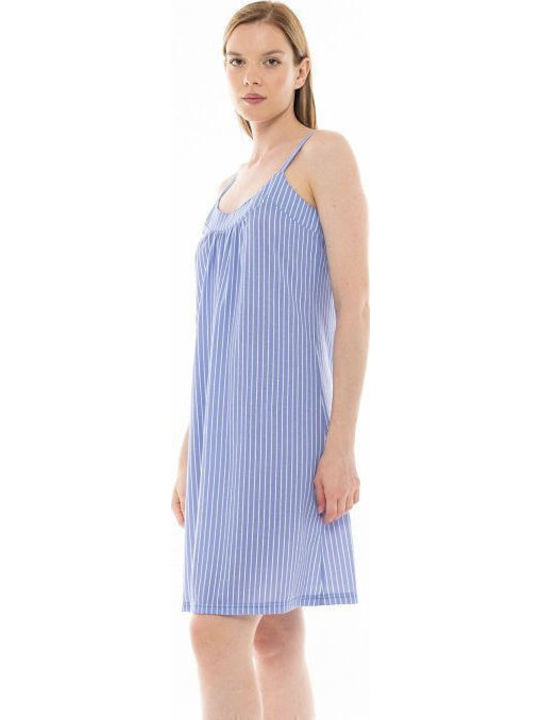 Pink Label Sommer Damen Nachthemd Pink