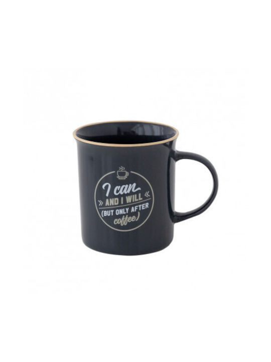 Mr. Wonderful Mug Ceramic Black 280ml