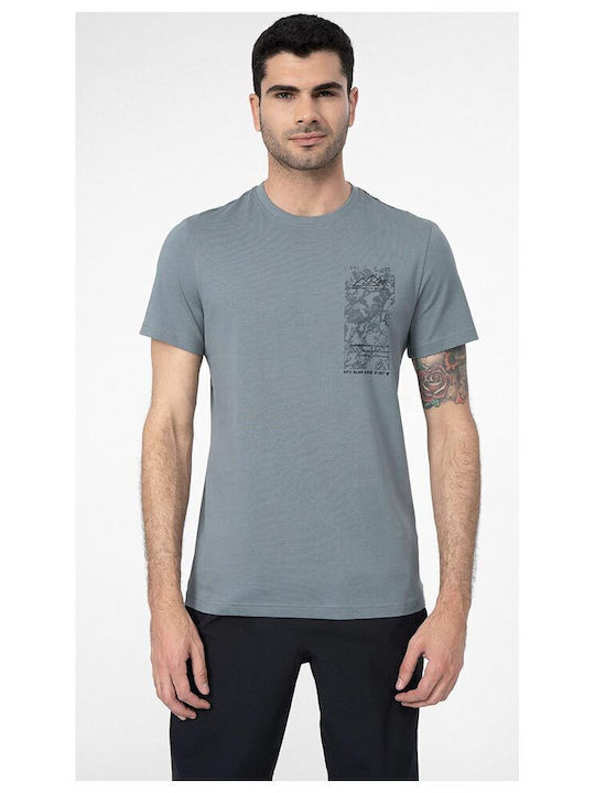 4F Men's Short Sleeve T-shirt Gray