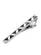 Τriangles Tie Bar Krawattenklammer Schwarz
