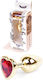 Boss Of Toys Exclusivity Heart Πρωκτική Σφήνα Heart Medium Κόκκινη