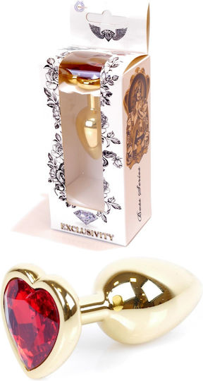 Boss Of Toys Exclusivity Heart Πρωκτική Σφήνα Heart Medium Κόκκινη