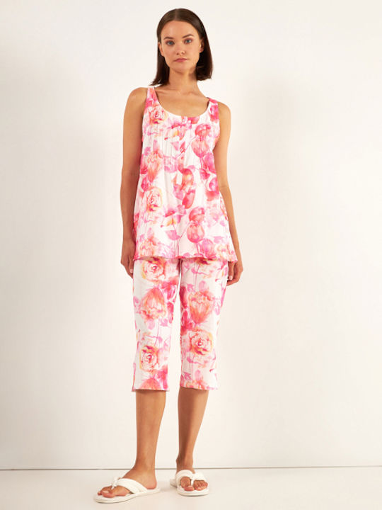 Harmony De vară Set Pijamale pentru Femei Roz