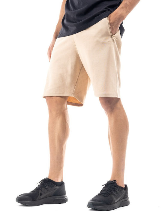 Be:Nation Essentials Terry Men's Athletic Shorts Beige