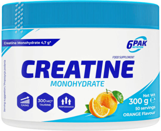 6Pak Nutrition Creatine Monohydrate Портокал 300гр