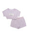 Funky Kids Set with Shorts Summer 2pcs Lilac