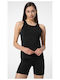 4F Women's Athletic Blouse Sleeveless Black