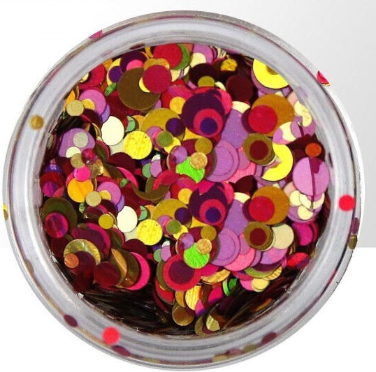 Confetti pentru Unghii Amestec Nr.5 în Diverse Culori 1buc