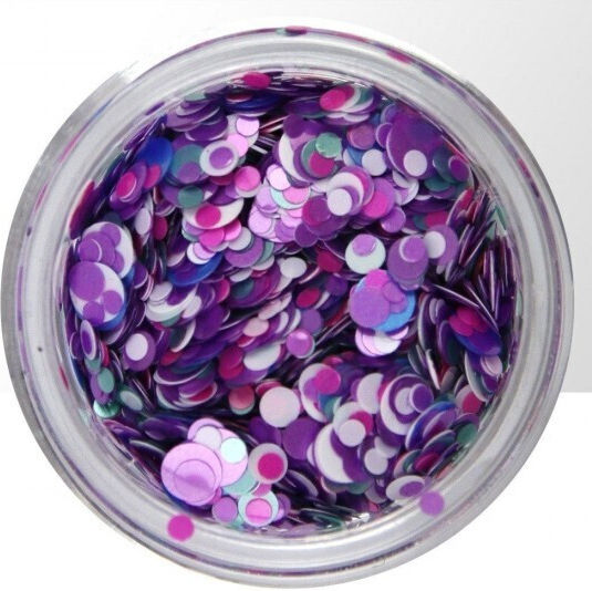 Konfetti für Nägel Konfetti Mix Nr.6 in Lila Farbe 1Stück
