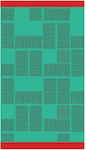 Palamaiki EV32 Beach Towel Cotton Green 160x90cm.