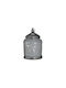 Inart LANTERN Decorative Lamp Lattern Gray