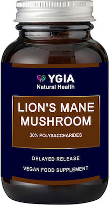 Ygia Lion's Mane Mushroom Ειδικό Συμπλήρωμα Διατροφής 60 φυτικές κάψουλες
