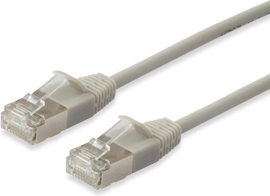 Equip F/FTP Cat.6a (Gigabit) Καλώδιο Δικτύου Ethernet 15m Μπεζ