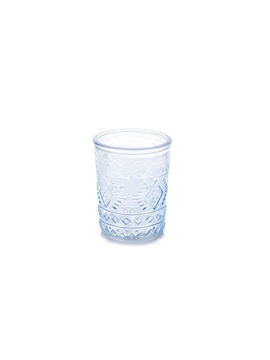 Glass Cup 300ml 6.3x6.3x10.3cm Blue Kaeming